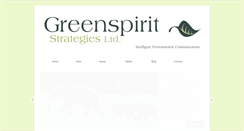 Desktop Screenshot of greenspiritstrategies.com